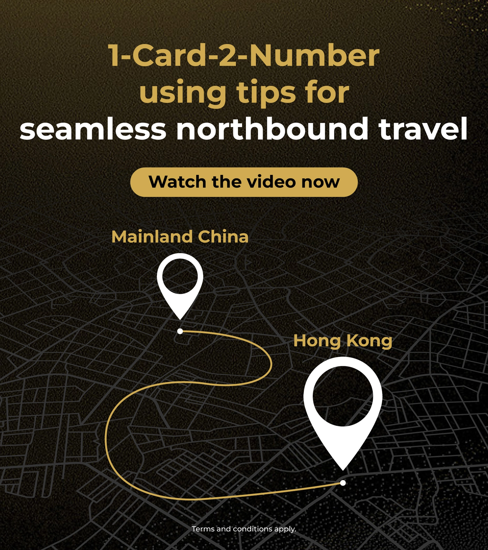 Mainland China & HK 1-Card-2-Number